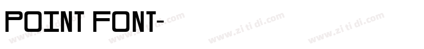 Point Font字体转换